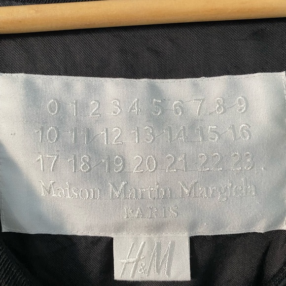 H&M x MAISON MARGIELA Sleeveless Wool Black Dress - Picture 6 of 7